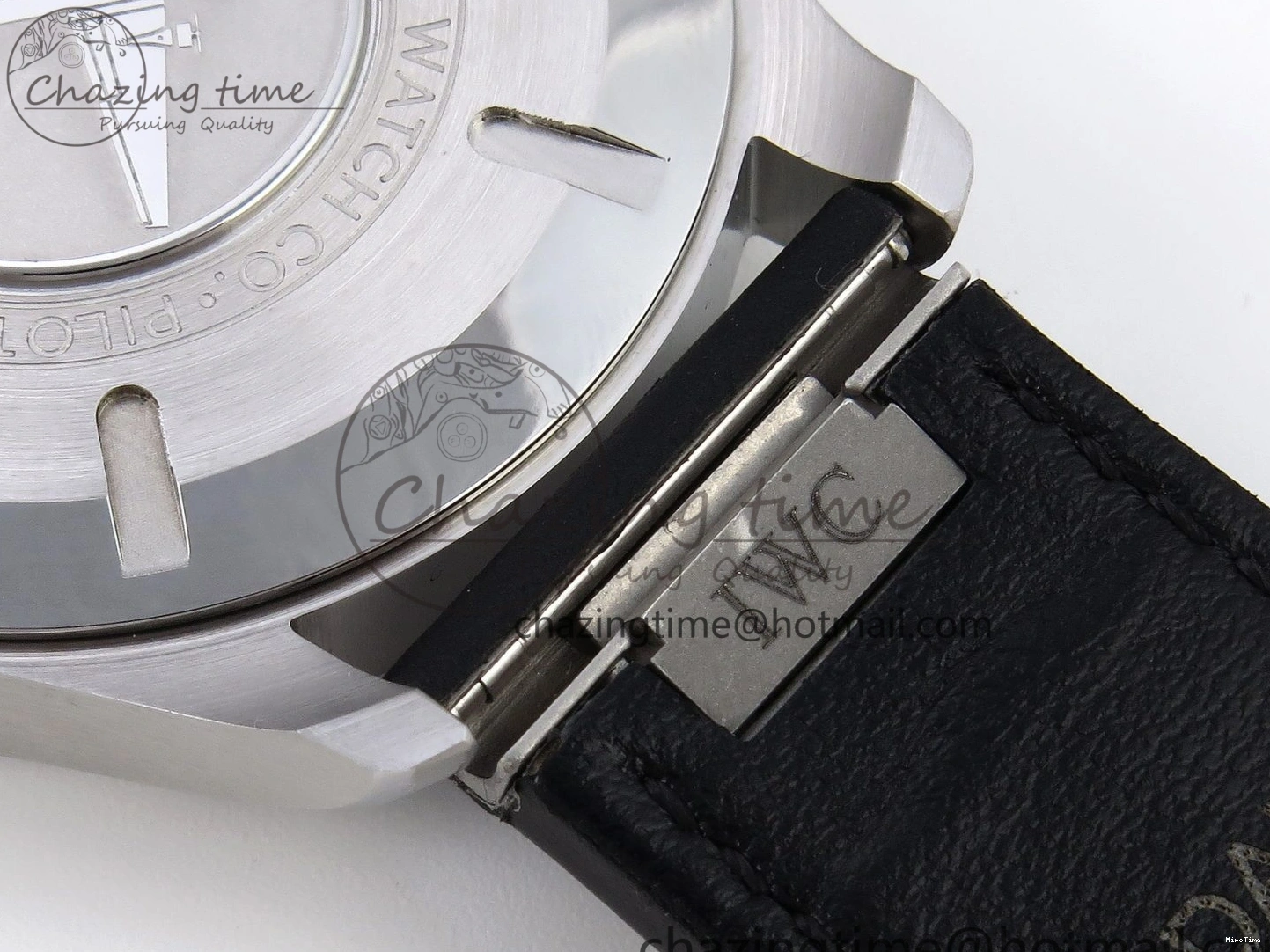 MIROTIME 0331 Pilot Mark XX IW328201 ZF 1:1 Best Edition Black Dial on Black Leather Strap A Affordable 7028